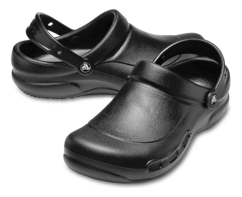 Zueco Crocs Hombre Bistro Work Clog Negro