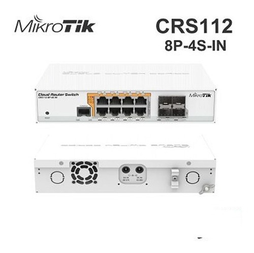 Switch Mikrotik Crs112-8p-4s-in Cloud Router Gigabit