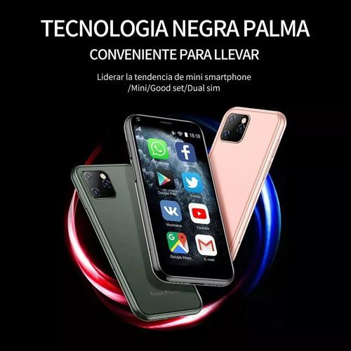 Teléfono Inteligente Android Barato Xs11 2.5 Pulgadas Ram 1gb Y Rom8gb Rosa
