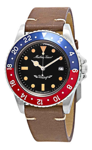 Reloj Mathey-tissot Para Hombre H900alr Dial Negro Pepsi