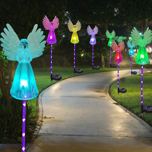 2025 Lámpara De Ángel Decoración De Jardín Solar Luz Led
