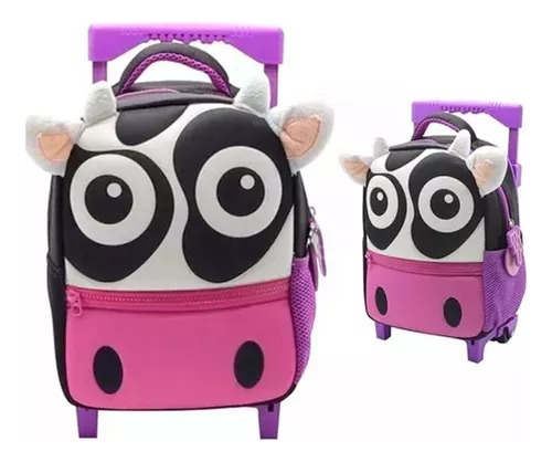 Mochila Funny Land 11  Muuu Vaca Con Carro