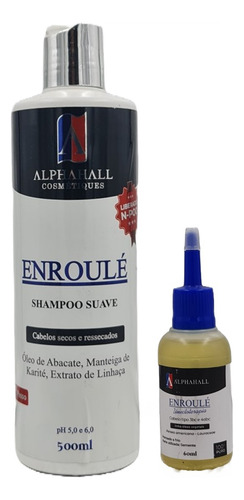 Alphahall Enroulé Liberado Shampoo 500 Ml E Óleo De Abacate