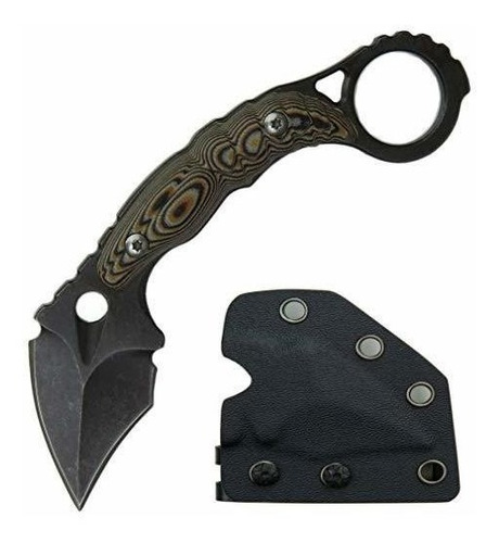 Ccanku C1107 Cuchillo De Hoja Fija Cuchillo Táctico Hoja D2,