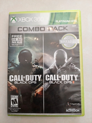 Combo Pack Call Of Duty Black Ops 1 & 2 Xbox 360 