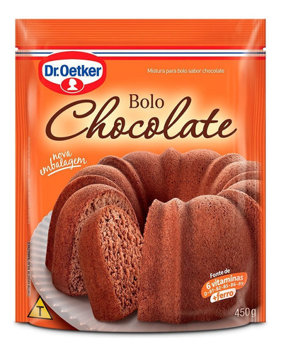 Mistura para Bolo de Chocolate Dr. Oetker 450g