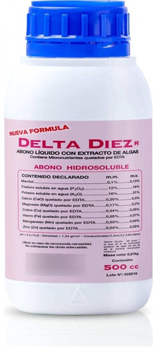 Delta Diez Cbg 150ml / Growlandchile