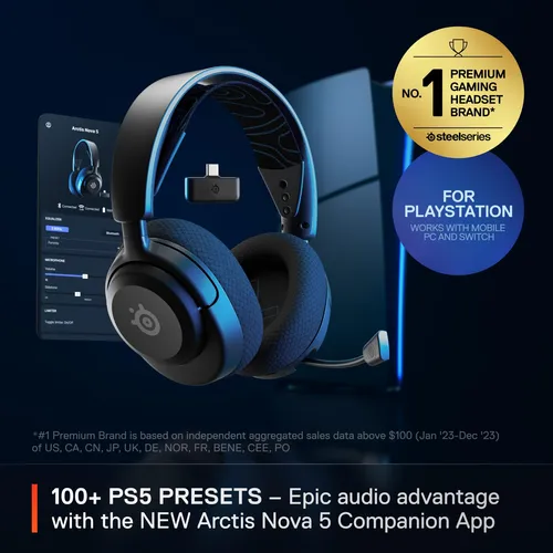 Auriculares Inalambricos Steelseries Arctis Nova 5p Ps5 Pc