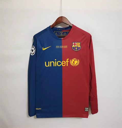 Camiseta Retro Messi Club Barcelona Final  2009 Manga Larga