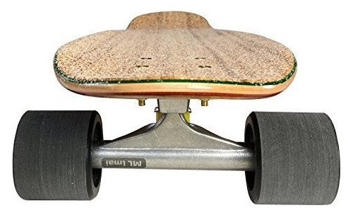 Lmai 27 Bamboo Wood Cruiser Complete Skateboard Longboard