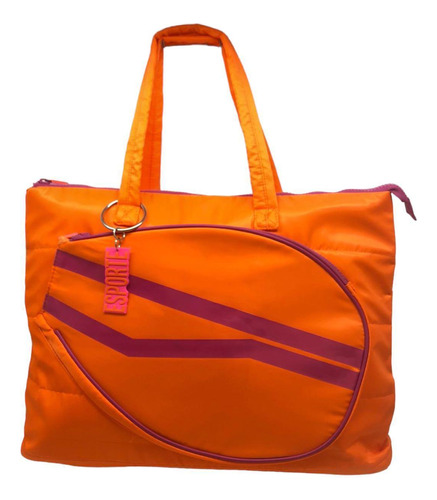 Bolsa Para Raquete De Beach Tênis Orange