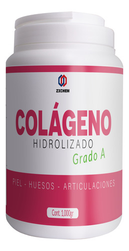 Colageno Hidrolizado Bovino.grado A Marca Zxchem X 1,000 Grs