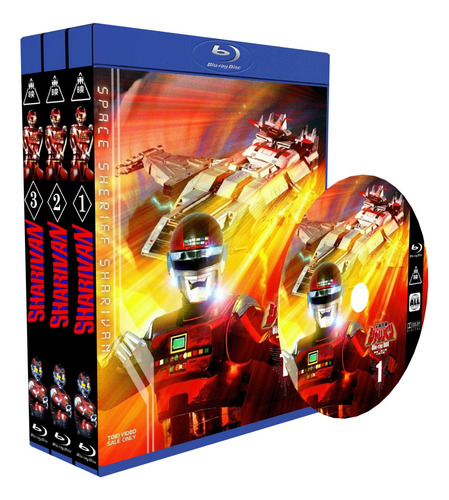 Blu-ray Trilogia Policiais Do Espaço: Gavan-sharivan-shaider