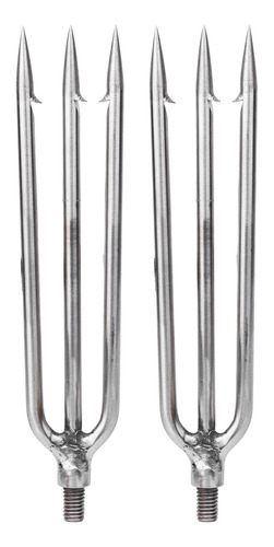 Arpón De Acero Inoxidable, 2 Unidades, 3 Puntas, Gancho