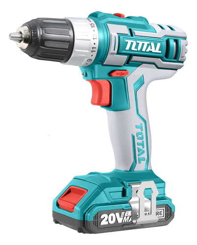 Taladro Atornillador Inalambrico Total 20v + Bat + Kit Bosch Color Turquesa Frecuencia 50