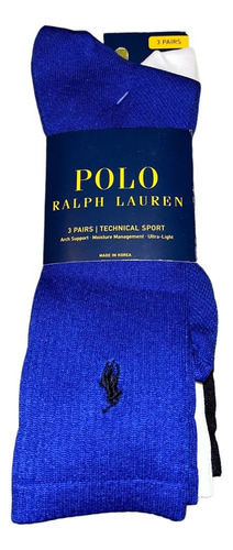 Pack De 3 Calcetas/calcetines Polo Ralph Lauren Varios Colores Unitalla