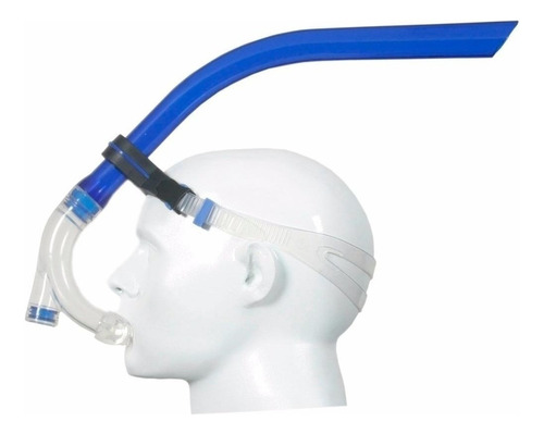 Snorkel Frontal Buceo Marfed Valvula Mascara Natacion Cke Color Azul