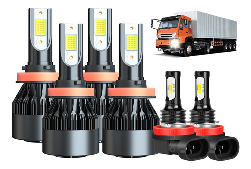 Kits De Faros Led 6000k Para Freightliner Cascadia 2008-2016