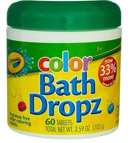 Crayola Bath Dropz 3,59 Oz 60 Tablets (pack De 2).