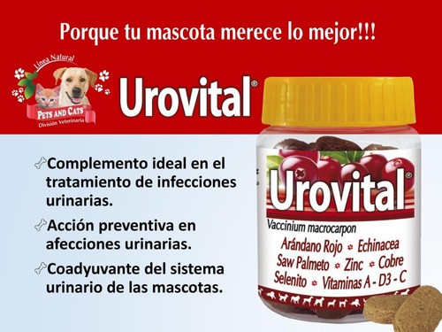 Vita Crunch Urovital Afecciones Urinarias Mascotas X 50