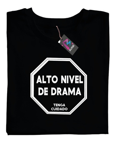 Remera Etiquetado Frontal Drama