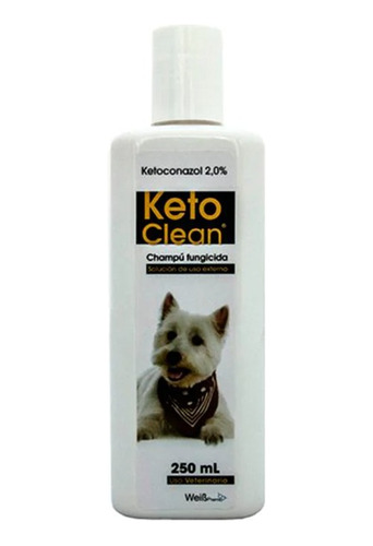 Shampoo Ketoclean Ketoconazol 2.0% Fungicida X 250ml