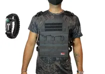 Comprar Chaleco Tactico Rbn Tactical Molle Airsoft Negro Pulsera