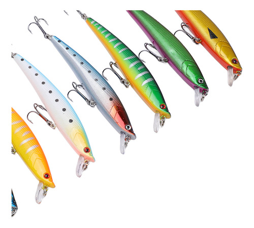 Juego De 7 Cebos De Pesca Flotantes Para Simulación De Pecec