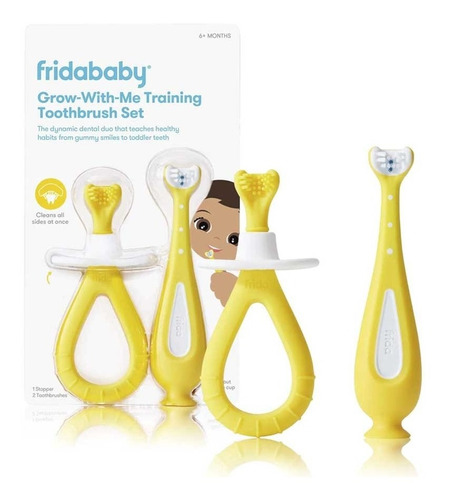 Juego De Cepillos De Dientes De Entrenamiento Frida Baby