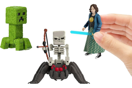 Mattel Minecraft Movie Story Overworld Set 4 Figuras Accion