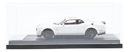 Auto Escala 1/64 Dodge Challenger Srt Hellcat Sthdcbn Blanco