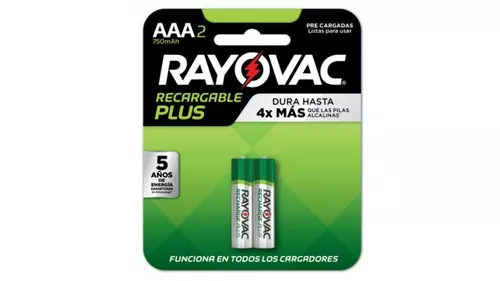 PILAS RECARGABLES AAA – Rayovac