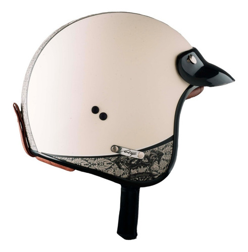 Imagen 2 de 7 de Casco Moto Abierto Vértigo Vintage Edición Especial. Tienda