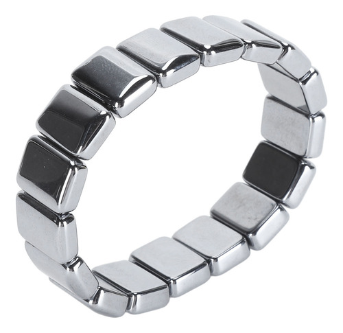 Brazalete Elástico Con Cuentas Rectangulares Y Cuentas De Te