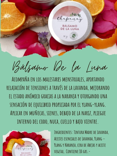 Imagen 3 de 3 de Bálsamo De Luna Chapanay