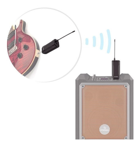 Imagen 1 de 5 de Transmisor Receptor Inalámbrico De Audio Para Instrumentos