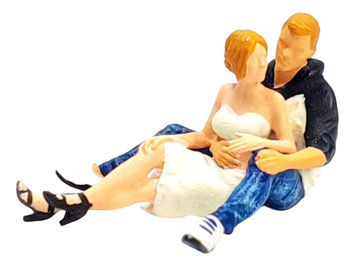 Figuras De Pareja De Resina 1/64, Adorno De Estilo B