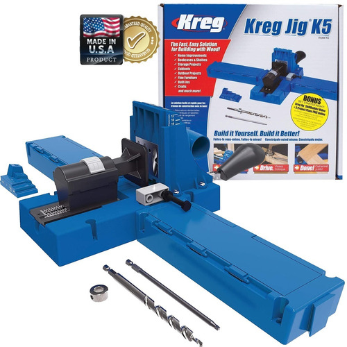 Kreg K5 Int Sistema De Ensamblaje Pocket Hole Jig Mecha