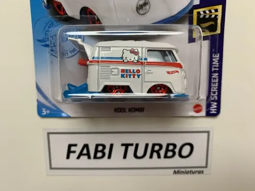 Hot Wheels 2021 - Volkswagen Kool Kombi Hello Kitty | Frete grátis