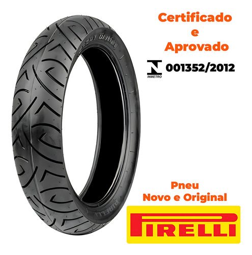 Par Pneu Haojue Dr 160 100-80-17 + 130-70-17 Pirelli