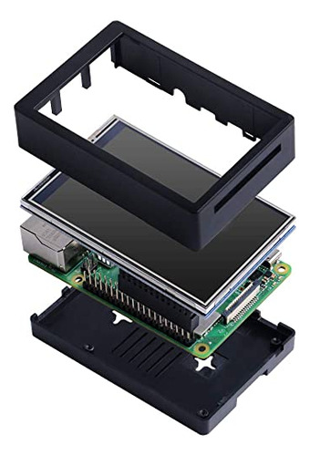 Pantalla Táctil Geeekpi Raspberry Pi De 4 Pies Y 3,5 Pulgada