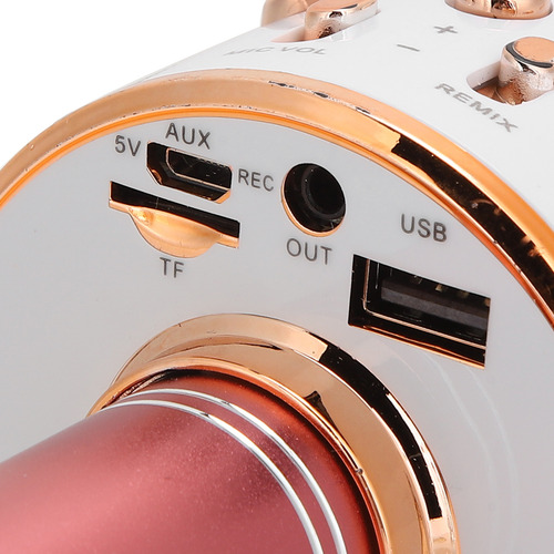 Micrófono De Mano, Altavoz Inalámbrico, Tecla Multifunción P