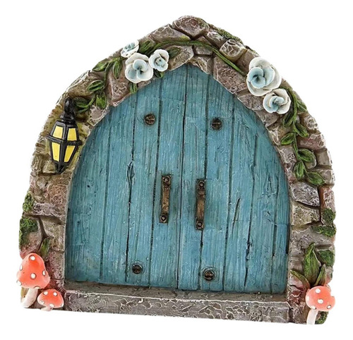 Puerta De Hadas En Miniatura Adorno De Patio En Miniatura 2d