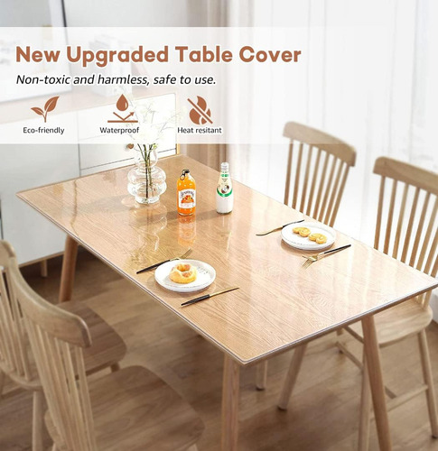 A Protector De Mesa De Plástico Transparente Rostikong De