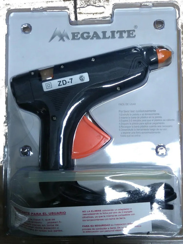 Imagen 2 de 4 de Pistola Encoladora Reforzada Megalite Metalica 50 W +2barras