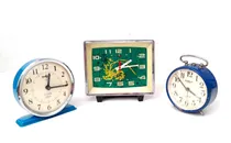 Comprar Lote 3 Antiguos Relojes Despertador Coleccion 1960's Vintage