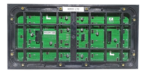 Par Modulo Painel Led P5 Rgb 32x16cm Hub75 Uso Externo K2531