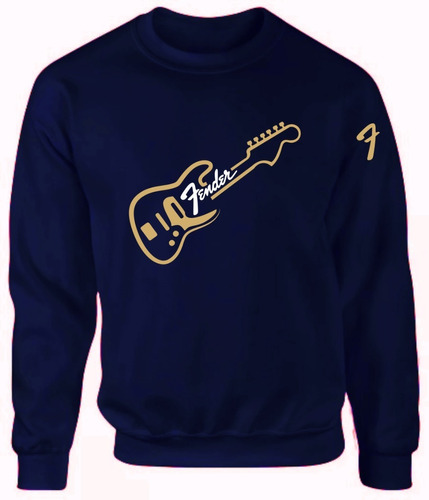 Sudadera Lisa Fender Musica Diseños Cool