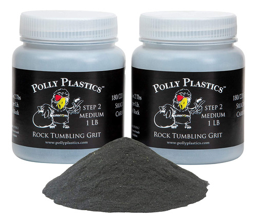 Polly Plastics Rock Tumbler Tumbler Media Rebill, Medio 180/