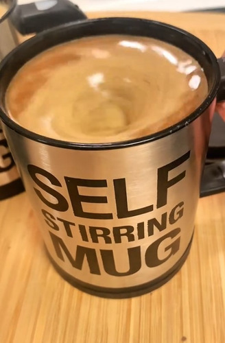 Taza Mezcladora Para Cafe O Chocolate Verde Musgo